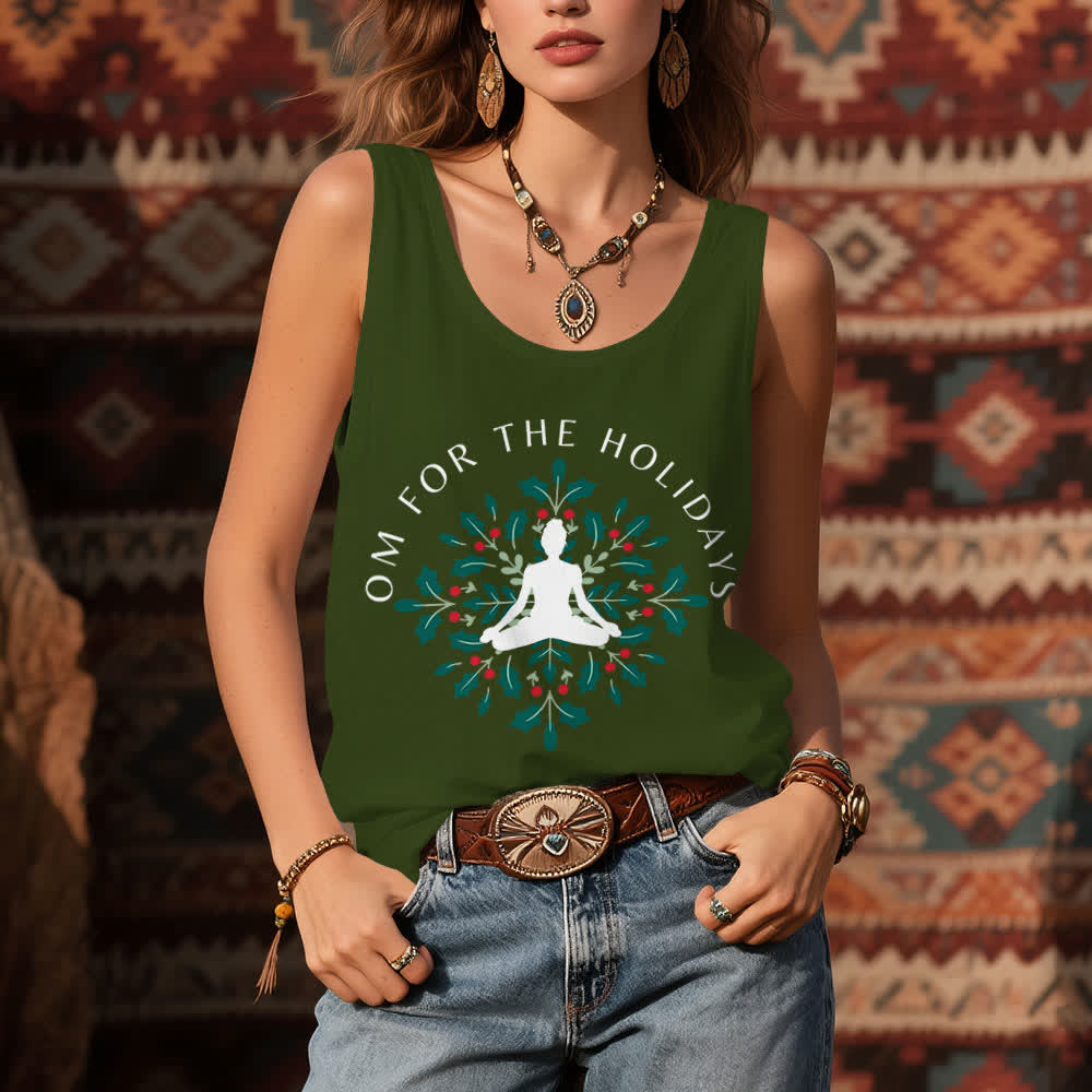 Olivenorma Om für die Feiertage Workout Tank Top - image 10