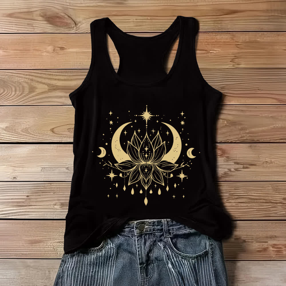 Olivenorma Yoga Lotus Racerback Tanktops - Schwarz - 3XL - image 1