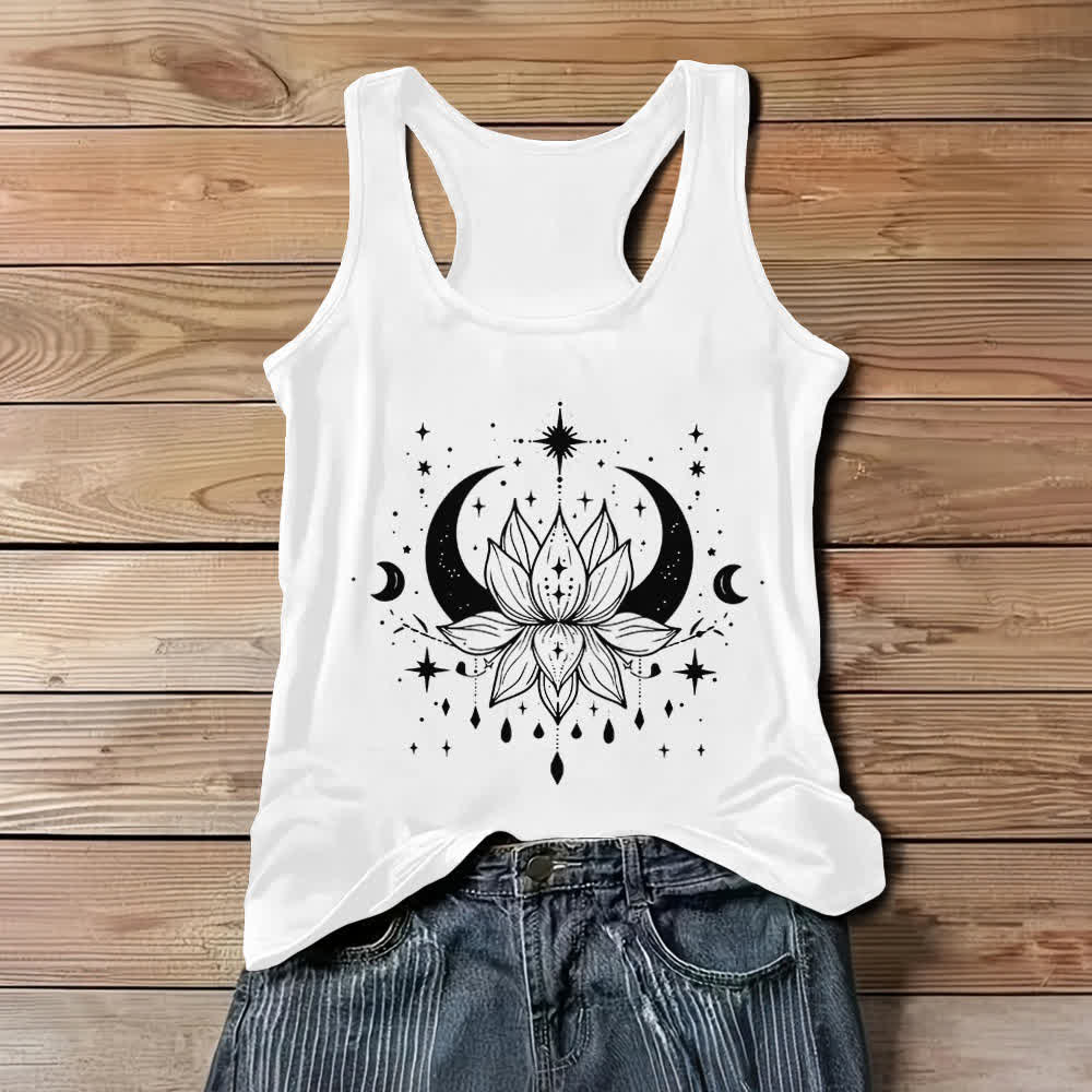 Olivenorma Yoga Lotus Racerback Tanktops - Weiß - 3XL - image 3