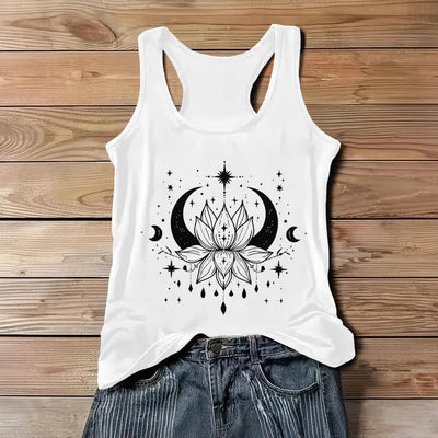 Olivenorma Yoga Lotus Racerback Tanktops - Weiß - 3XL - image 3