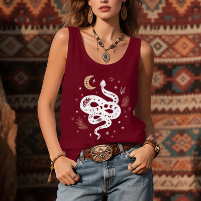 Olivenorma Damen Tank Top mit himmlischem Schlangen-Design - image 8