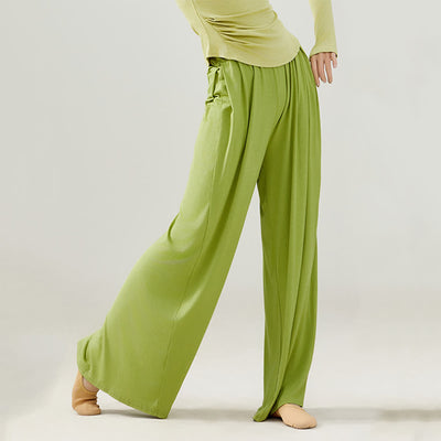 Olivenorma Modal Bequeme Drape Yoga Dance Gerade Hose - image 6