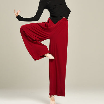 Olivenorma Modal Bequeme Drape Yoga Dance Gerade Hose - image 22