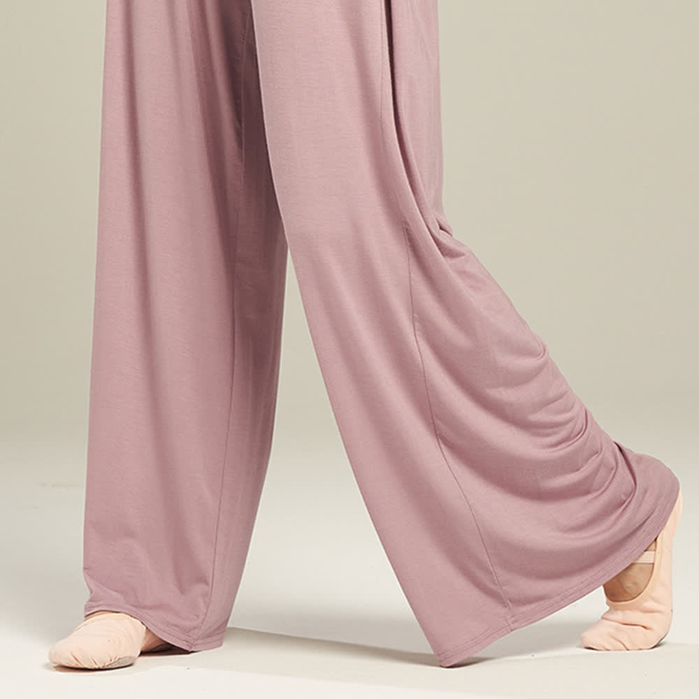 Olivenorma Modal Bequeme Drape Yoga Dance Gerade Hose - image 13