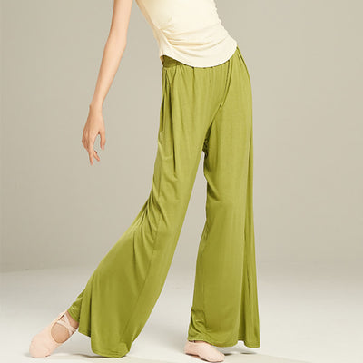 Olivenorma Modal Bequeme Drape Yoga Dance Gerade Hose - image 4