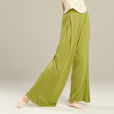 Olivenorma Modal Bequeme Drape Yoga Dance Gerade Hose - image 3