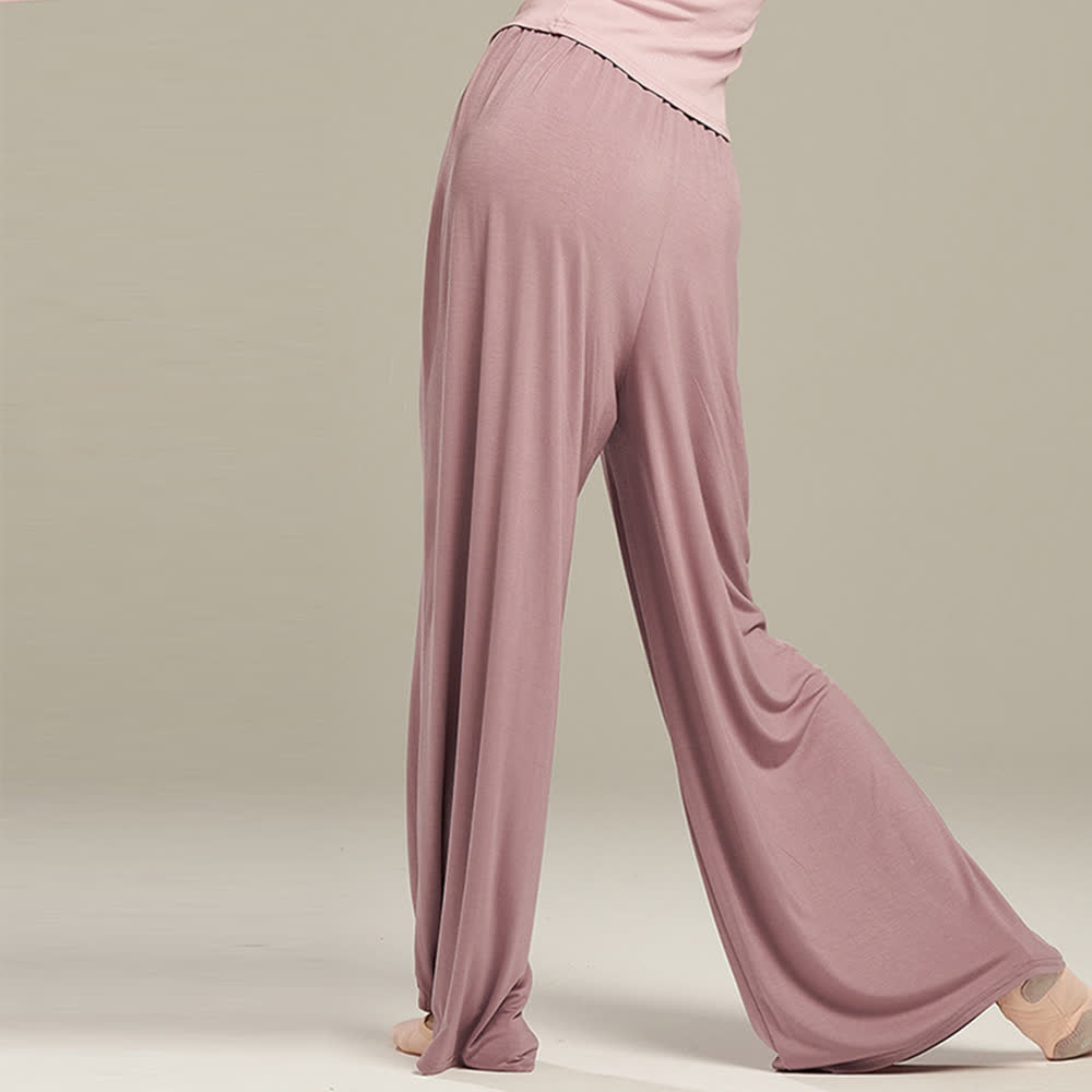 Olivenorma Modal Bequeme Drape Yoga Dance Gerade Hose - image 11