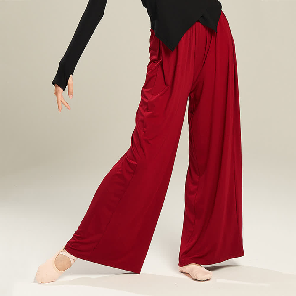 Olivenorma Modal Bequeme Drape Yoga Dance Gerade Hose - image 19