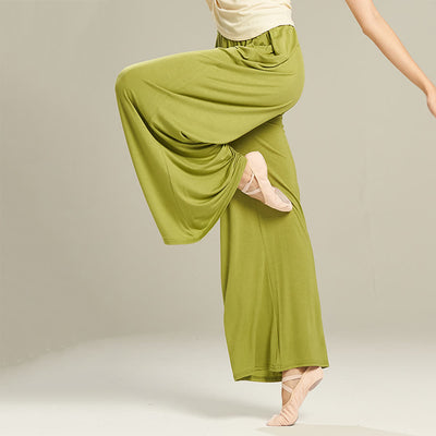 Olivenorma Modal Bequeme Drape Yoga Dance Gerade Hose - image 2