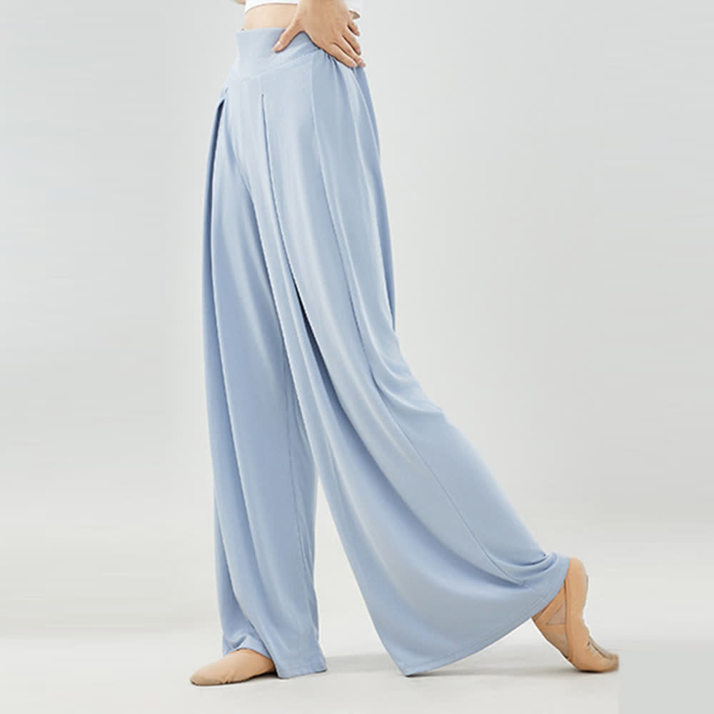 Olivenorma Cuprammonium Rayon Drape Yoga Dance Wide-Leg-Hose - image 7