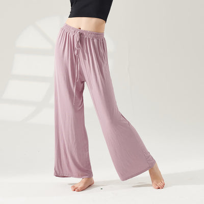Olivenorma Modal Yogahose mit geradem Bein und weitem Bein - image 8
