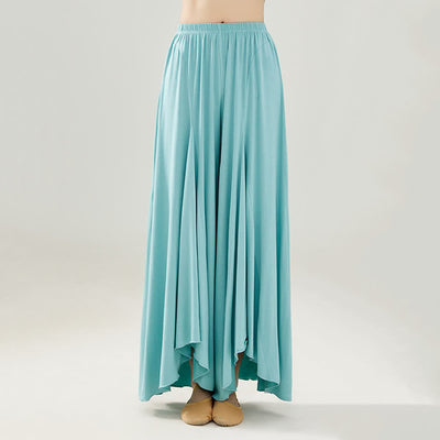 Olivenorma Modal Lockere, fließende Yogahose mit Rüschen - image 6