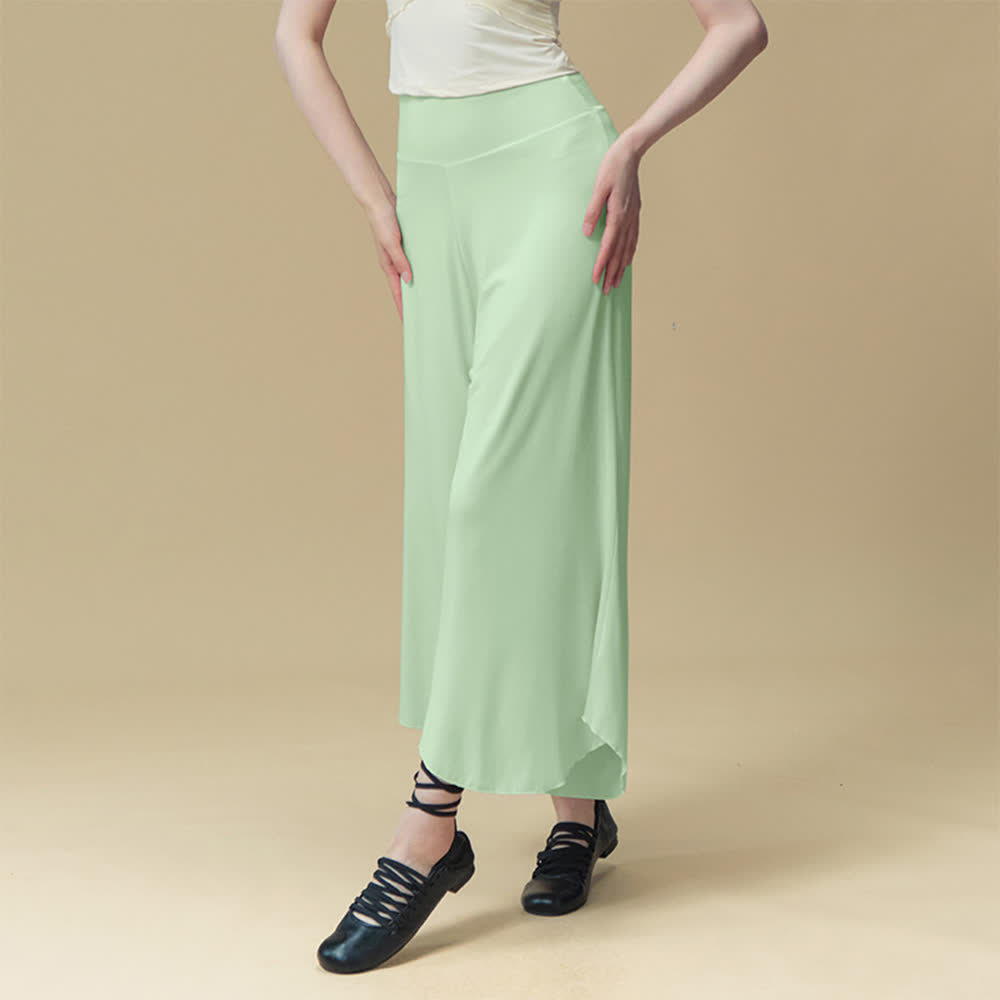 Olivenorma Nylon High-Waist Atmungsaktive Yoga-Pilates-Hose - Grün - L - image 10