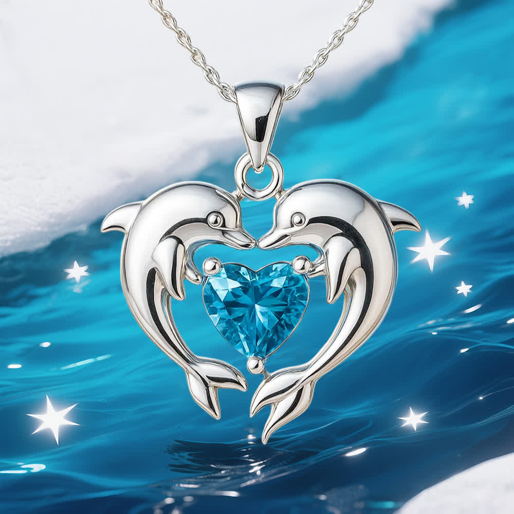 Olivenorma Guardians of the Ocean's Heart – Halskette mit Delfin und Meerjungfrau - image 10