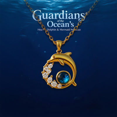 Olivenorma Guardians of the Ocean's Heart – Halskette mit Delfin und Meerjungfrau - image 5