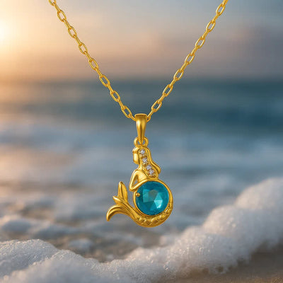 Olivenorma Guardians of the Ocean's Heart – Halskette mit Delfin und Meerjungfrau - image 17