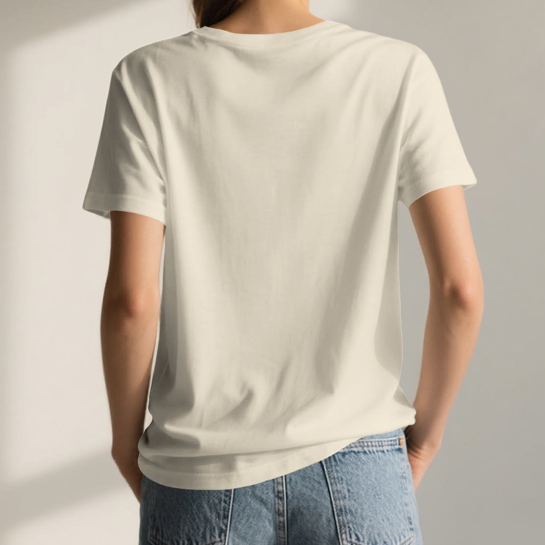 Olivenorma Flower of Life Boho Graphic Tees Lässiges T-Shirt mit V-Ausschnitt - image 3
