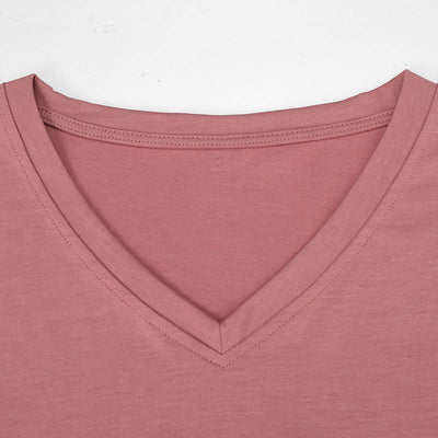 Olivenorma Metatrons Würfel, doppelseitig bedrucktes geometrisches T-Shirt mit V-Ausschnitt  - image 5