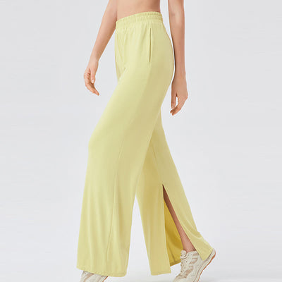 Olivenorma Leichte, weit geschnittene, belüftete, lockere Hose, lässige Yogahose - image 4