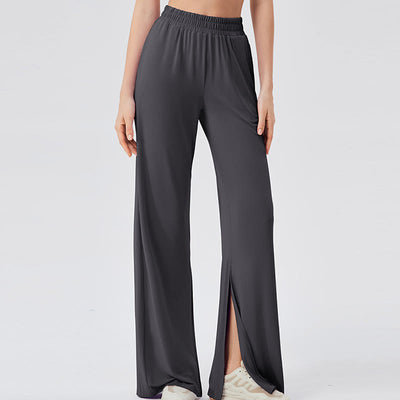 Olivenorma Leichte, weit geschnittene, belüftete, lockere Hose, lässige Yogahose - Grau - XL - image 17