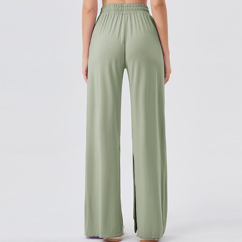 Olivenorma Leichte, weit geschnittene, belüftete, lockere Hose, lässige Yogahose - image 20