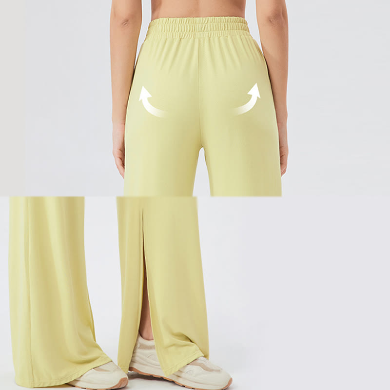 Olivenorma Leichte, weit geschnittene, belüftete, lockere Hose, lässige Yogahose - image 8