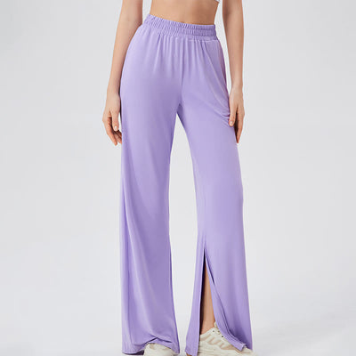Olivenorma Leichte, weit geschnittene, belüftete, lockere Hose, lässige Yogahose - Lila - XL - image 10