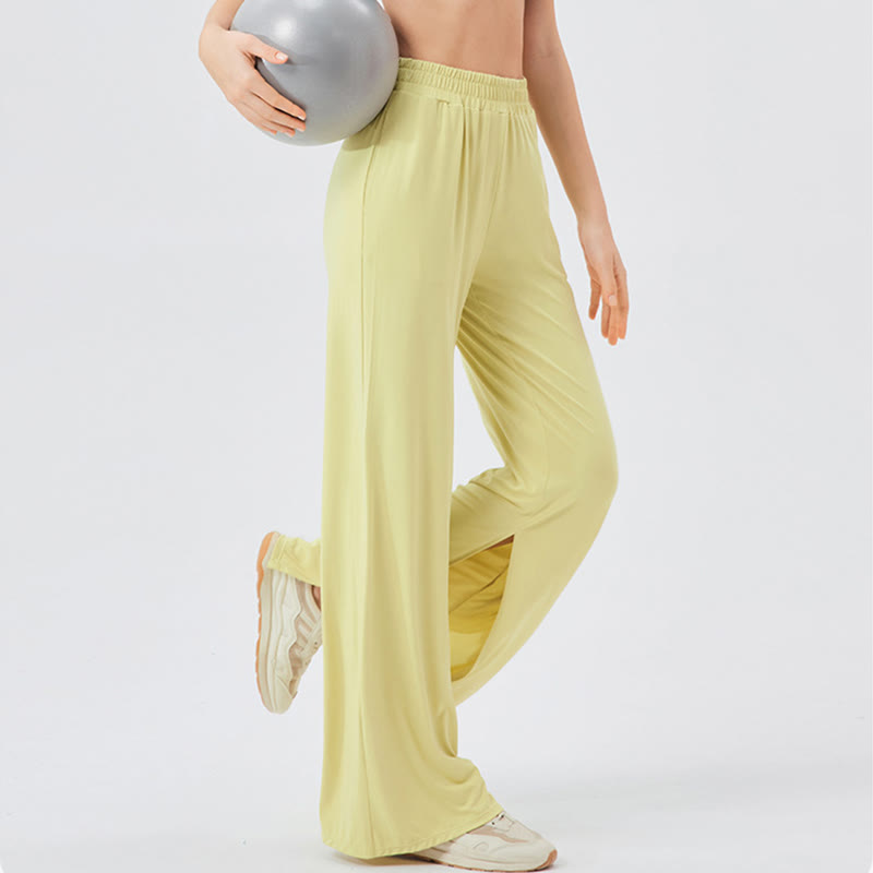 Olivenorma Leichte, weit geschnittene, belüftete, lockere Hose, lässige Yogahose - image 2