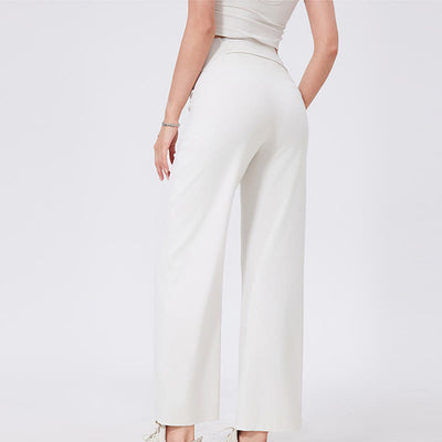 Olivenorma Vielseitige, gerade geschnittene Stretch-Yogahose mit mittlerer Taille - image 11