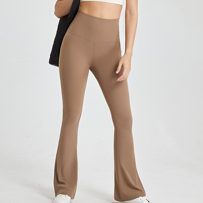 Olivenorma Damen-Workout-Leggings mit ausgestelltem Bein und hoher Taille - image 2