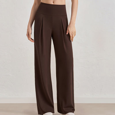 Olivenorma Hose mit weitem Bein, Stretch, lässige Loungehose, Yogahose - image 10