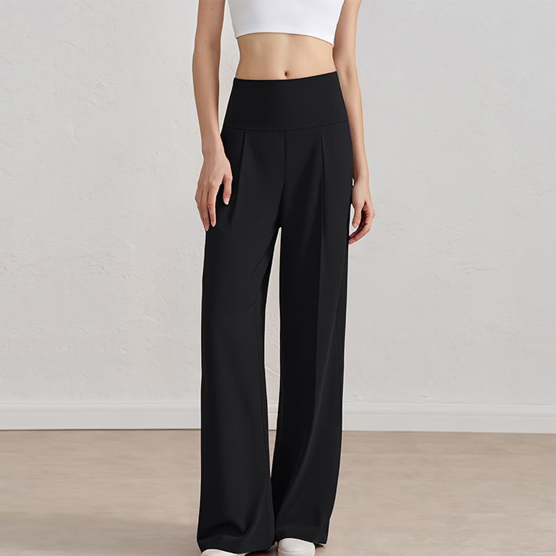 Olivenorma Hose mit weitem Bein, Stretch, lässige Loungehose, Yogahose - image 12