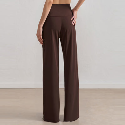 Olivenorma Hose mit weitem Bein, Stretch, lässige Loungehose, Yogahose - image 11