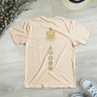 Olivenorma Soft Graphic Tee Metatrons Würfel V-Ausschnitt Spirituelle T-Shirts - image 13