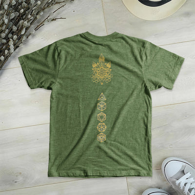Olivenorma Soft Graphic Tee Metatrons Würfel V-Ausschnitt Spirituelle T-Shirts - image 21