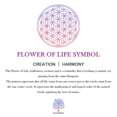 Olivenorma T-Shirt mit V-Ausschnitt und geometrischem Motiv „Blume des Lebens – Abwehr des Bösen“ - image 9