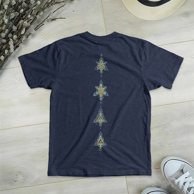 Olivenorma Metatros Würfelsymbol Heilige Geometrie Heilung Tee V-Ausschnitt Spirituelles T-Shirt - image 22