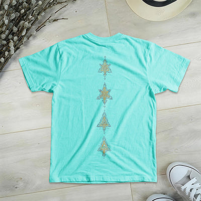 Olivenorma Metatros Würfelsymbol Heilige Geometrie Heilung Tee V-Ausschnitt Spirituelles T-Shirt - image 20