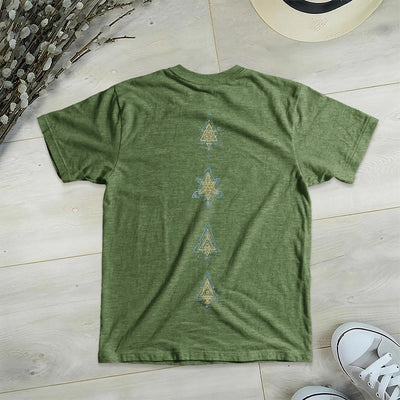 Olivenorma Metatros Würfelsymbol Heilige Geometrie Heilung Tee V-Ausschnitt Spirituelles T-Shirt - image 28