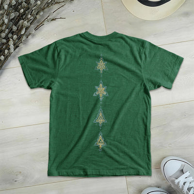 Olivenorma Metatros Würfelsymbol Heilige Geometrie Heilung Tee V-Ausschnitt Spirituelles T-Shirt - image 26