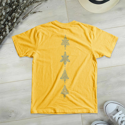 Olivenorma Metatros Würfelsymbol Heilige Geometrie Heilung Tee V-Ausschnitt Spirituelles T-Shirt - image 18