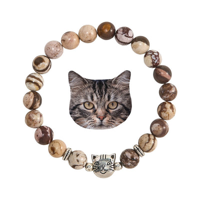 Olivenorma Cat Magic​​ Edelsteinperlenarmband - Achat - image 1
