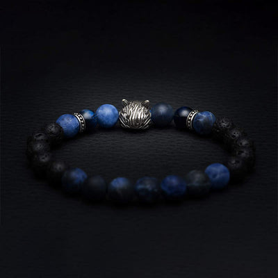 Olivenorma Fenrir Wolfskopf-Edelsteinarmband zur inneren Stärke - image 5