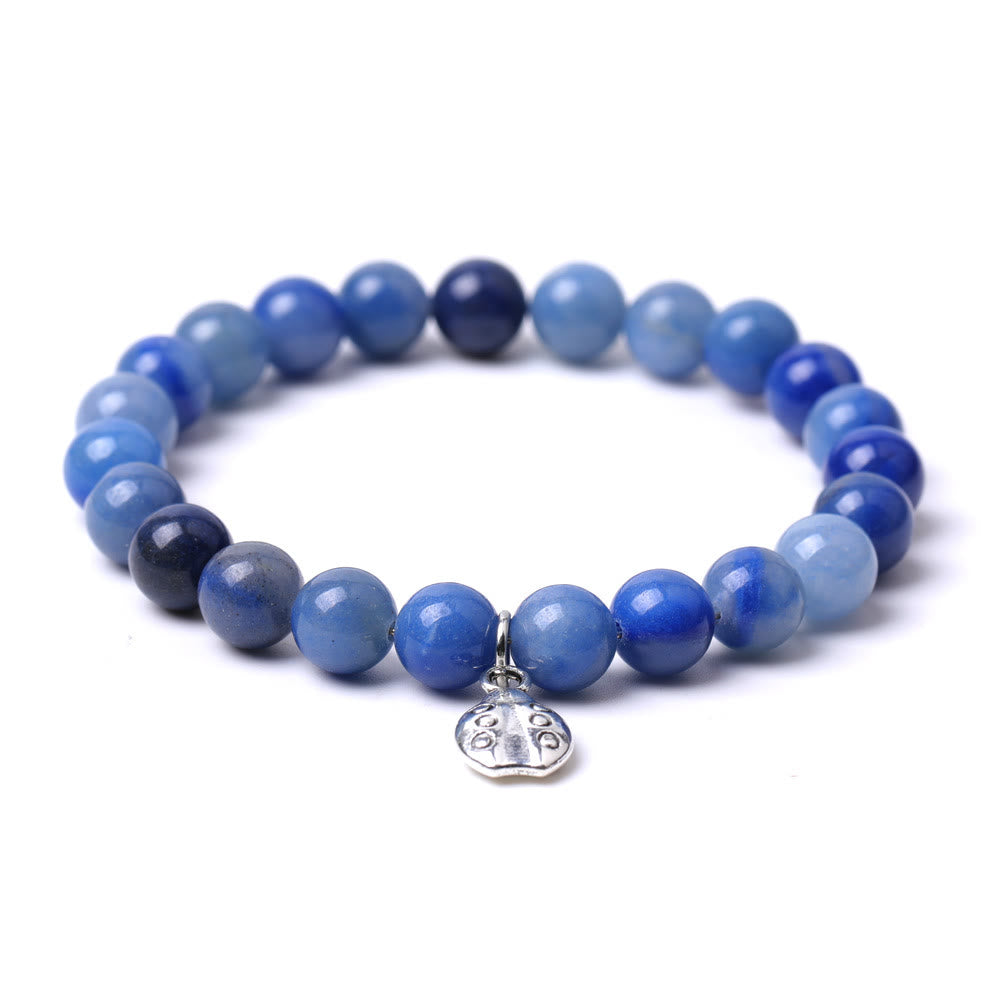 Olivenorma Lucky 7 Marienkäfer-Charm-Edelsteinarmband - image 14