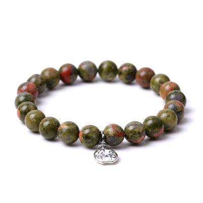 Olivenorma Lucky 7 Marienkäfer-Charm-Edelsteinarmband - image 2
