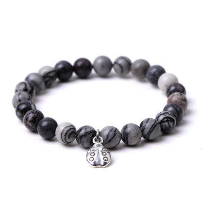 Olivenorma Lucky 7 Marienkäfer-Charm-Edelsteinarmband - image 44