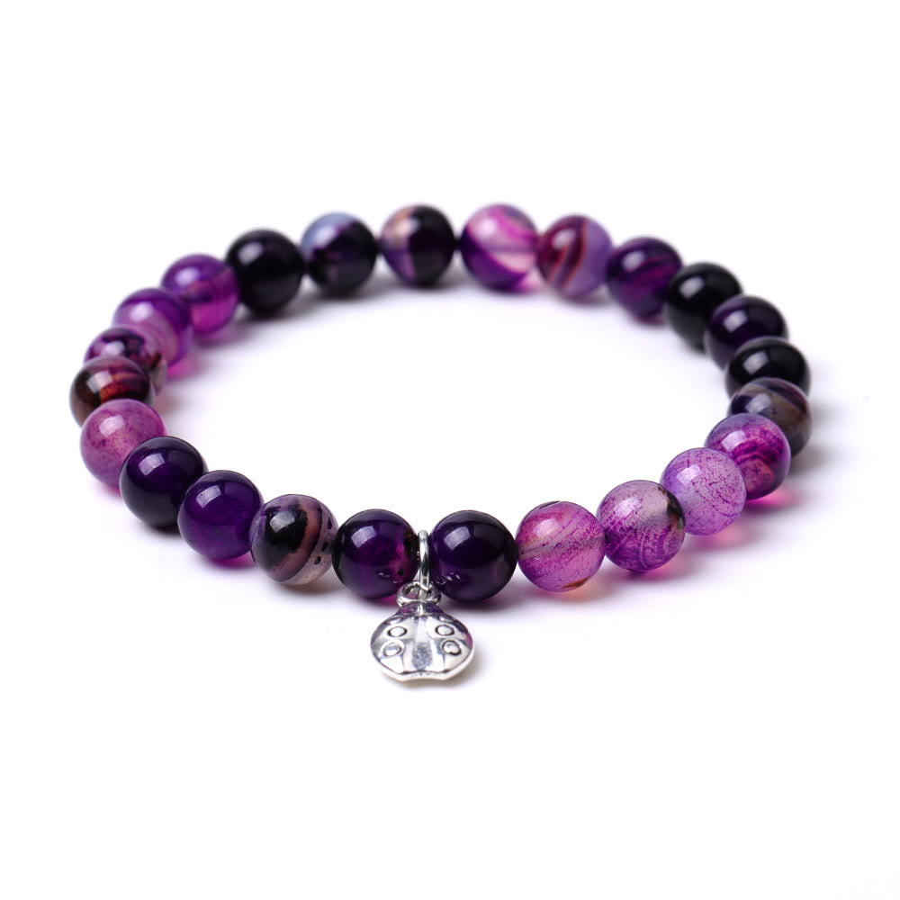 Olivenorma Lucky 7 Marienkäfer-Charm-Edelsteinarmband - image 12