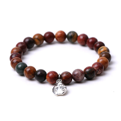 Olivenorma Lucky 7 Marienkäfer-Charm-Edelsteinarmband - image 8