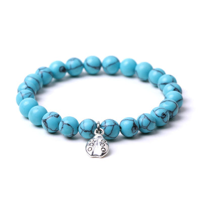 Olivenorma Lucky 7 Marienkäfer-Charm-Edelsteinarmband - image 48