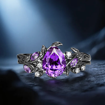 Olivenorma , der Amethystring „Die Zauberin der Dämmerung“ - US 10 - image 1